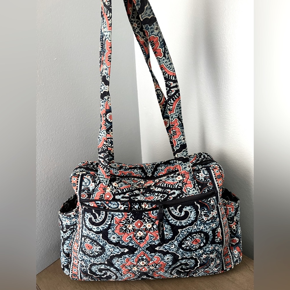 Vera Bradley Concerto Diaper Bag with Changing Pad - Marrakesh Pattern